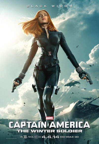Captain America: The Winter Soldier Scarlett Johansson Poster