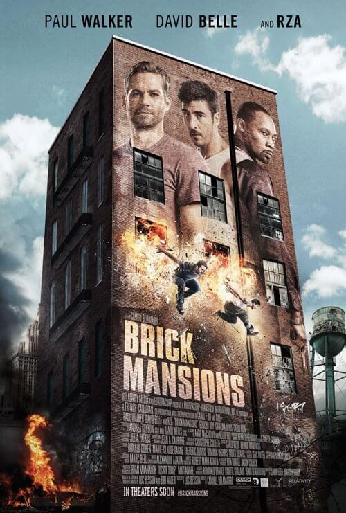 Brick Mansions Movie Poster and Trailer