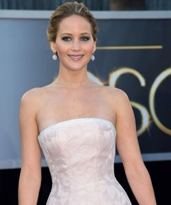 Jennifer Lawrence Presents at the 2014 Oscars