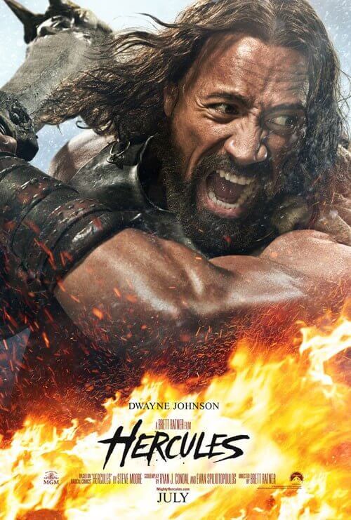 Dwayne Johnson in 'Hercules' poster, photos and trailer
