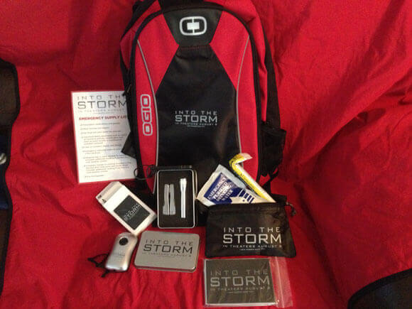 Into the Storm Backpack and Supplies