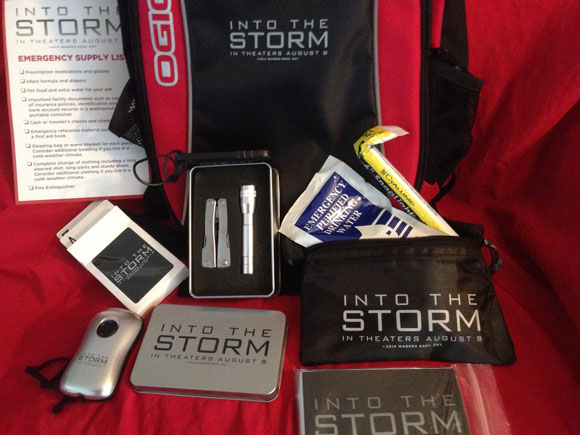 Into the Storm Backpack and Supplies