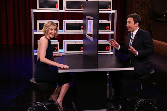 Jennifer Lawrence and Jimmy Fallon Play the Lying Game