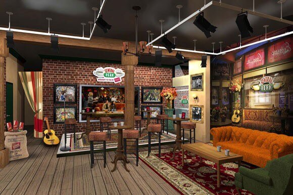 Central Perk Recreated for Friends Anniversary