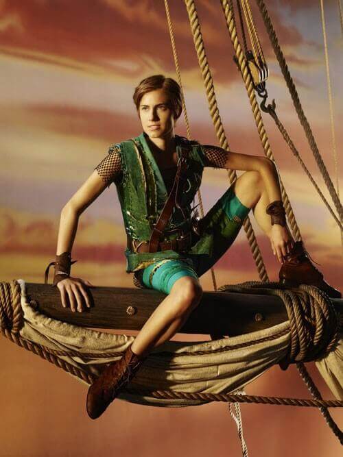 First Photo of Allison Williams as Peter Pan