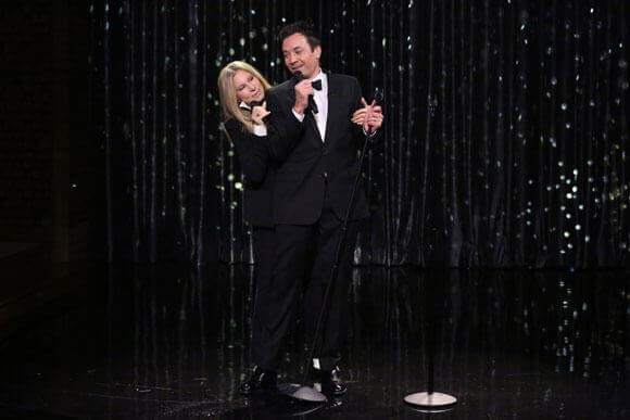 Barbra Streisand and Jimmy Fallon Duet on The Tonight Show