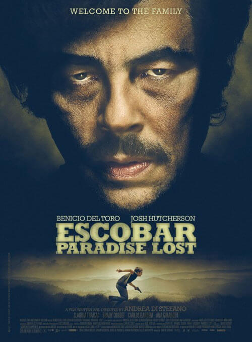 Poster for Escobar Paradise Lost starring Benicio del Toro