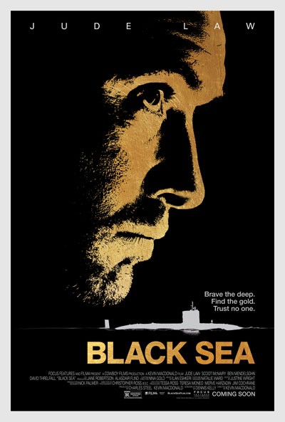 Poster for Black Sea Starring Jude Law
