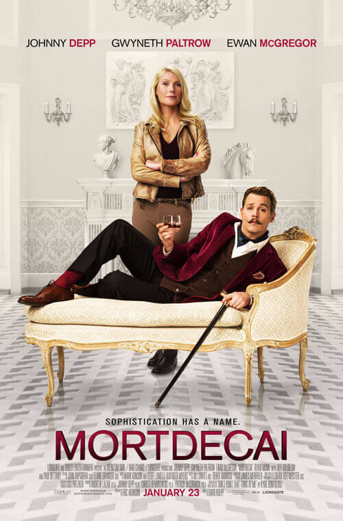 Mortdecai new trailer and poster with Johnny Depp