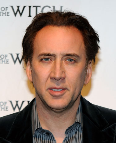 Nicolas Cage attends Relativity Media's premiere of "Season of the Witch" (Photo by Larry Busacca / Getty Images for Relativity Media) 