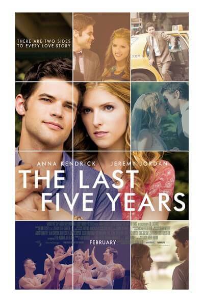 The Last Five Years Movie Poster with Anna Kendrick
