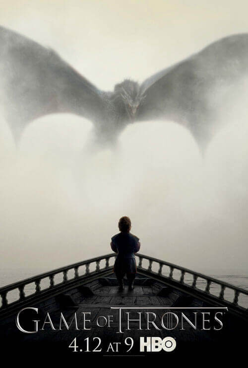 Game of Thrones Tyrion and Dragon Poster