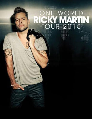 Ricky Martin One World Tour Dates 2015