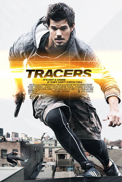 Tracers Movie Clip and Poster with Taylor Lautner