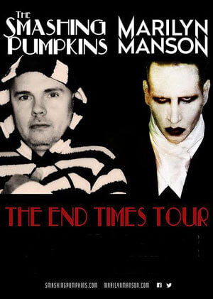 Smashing Pumpkins and Marilyn Manson End Times Tour Dates
