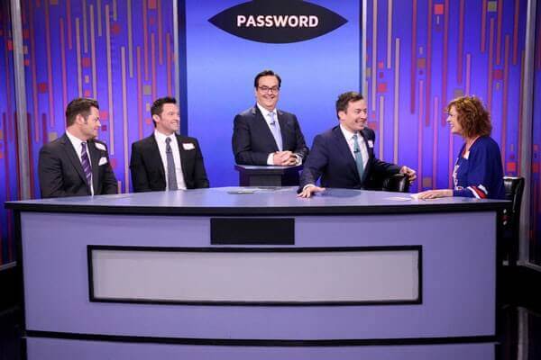 Hugh Jackman, Nick Offerman Play Password