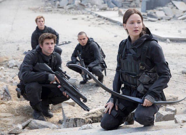 The Hunger Games: Mockingjay Part 2 Jennifer Lawrence, Josh Hutcherson and Liam Hemsworth Interview