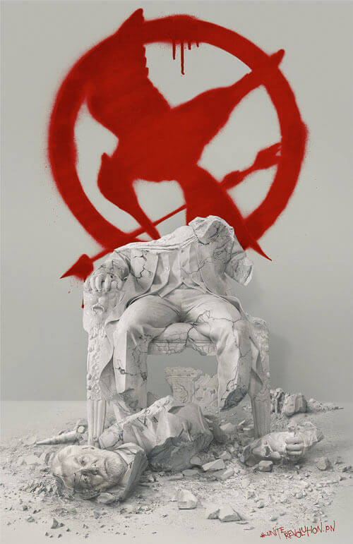 The Hunger Games Mockingjay Part 2 Down with the Capitol Poster