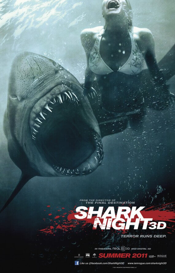 Shark Night 3D Poster