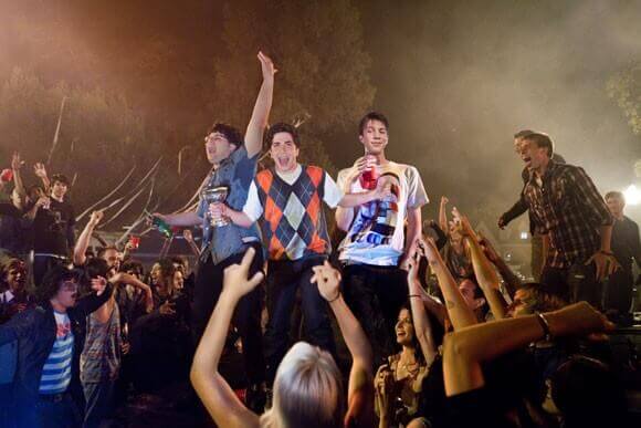 Jonathan Daniel Brown, Oliver Cooper, and Thomas Mann in 'Project X' 