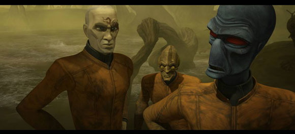 A scene from Star Wars: The Clone Wars "Friends and Enemies" Episode - © Lucasfilm Ltd