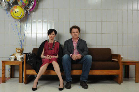 Tilda Swinton and John C Reilly in We Need to Talk About Kevin