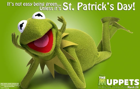 Kermit St Patrick's Day Poster