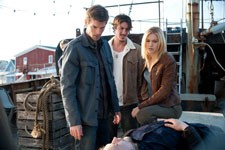 Lucas Bryant, Eric Balfour, and Emily Rose in Haven