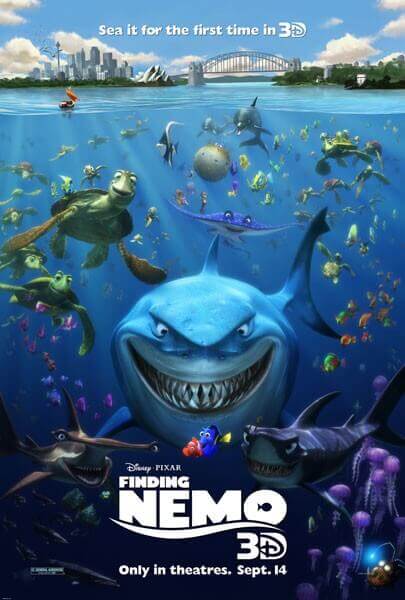 Finding Nemo 3D Poster