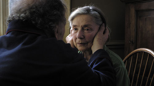 Jean-Louis Trintignant and Emmanuelle Riva in Amour