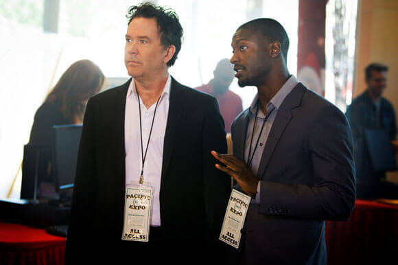 Timothy Hutton and Aldis Hodge in Leverage