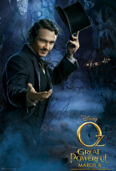 James Franco as Oz in Oz The Great and Powerful