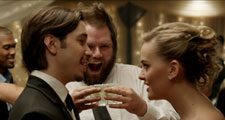 Justin Long and Jess Weixler in Best Man Down
