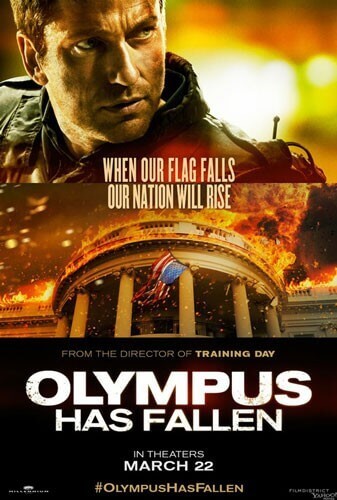 Olympus Has Fallen Poster with Gerard Butler