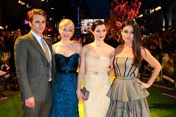 James Franco, Michelle Williams, Rachel Weisz, and Mila Kunis from 'Oz The Great and Powerful'