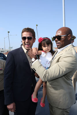 Gerard Butler and Antoine Fuqua Photo at the San Diego Naval Base