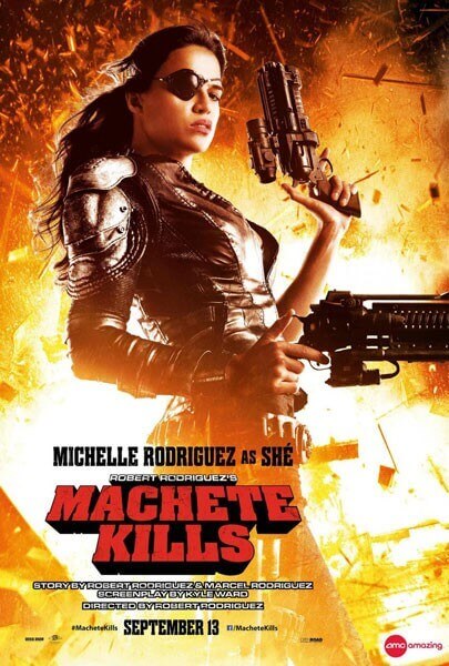 Michelle Rodriguez Machete Kills Poster