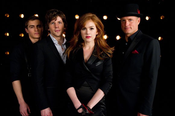 Dave Franco, Jesse Eisenberg, Isla Fisher, Woody Harrelson in Now You See Me 