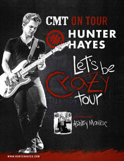 Hunter Hayes Let's Be Crazy Tour