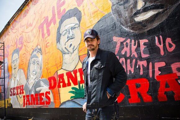 James Franco This is the End Mural