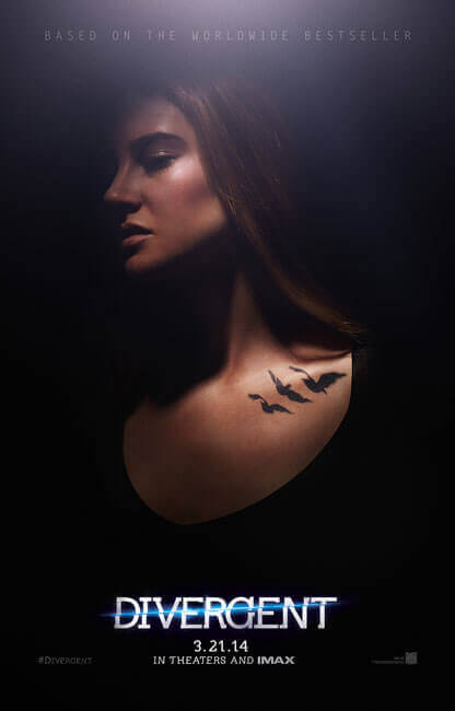 Shailene Woodley as Tris 'Divergent' Poster
