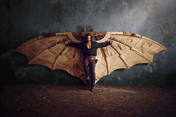 Tom Riley stars as Leonardo da Vinci in 'Da Vinci's Demons' 
