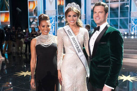 Mel B, Gabriela Isler, and Thomas Roberts Miss Universe 2013