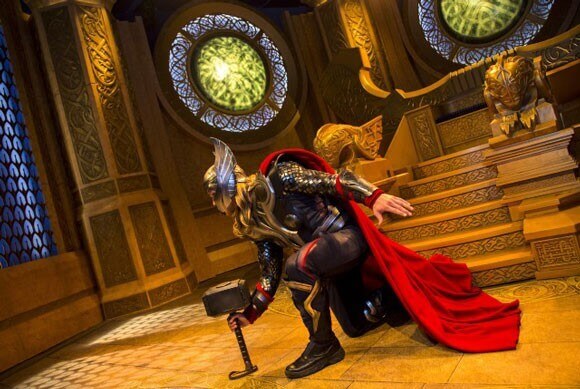 Thor as seen in 'Thor: Treasures of Asgard' at Disneyland