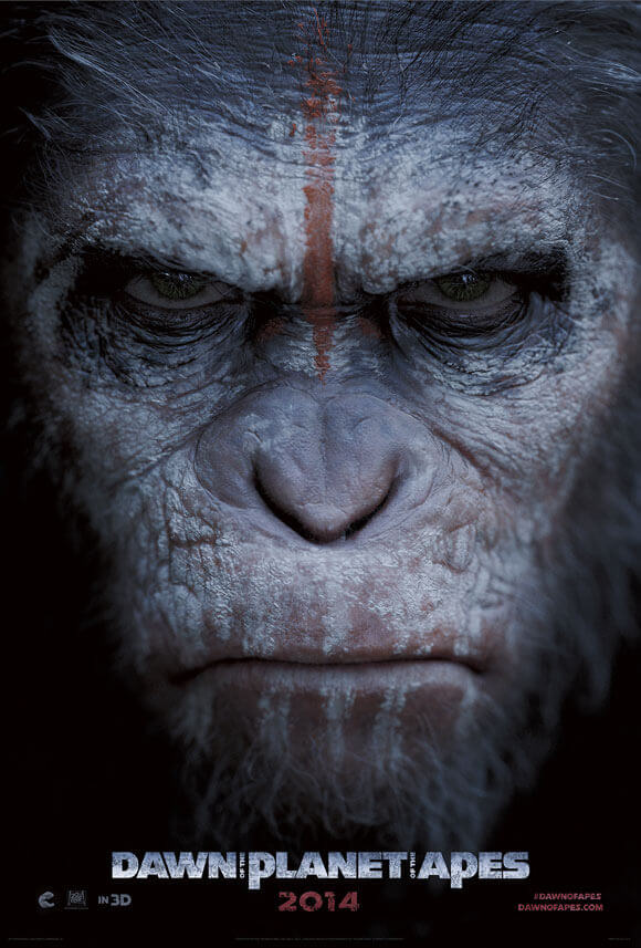 Dawn of the Planet of the Apes Caesar Poster