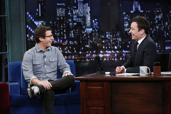 Andy Samberg and Jimmy Fallon Late Night's Final Show