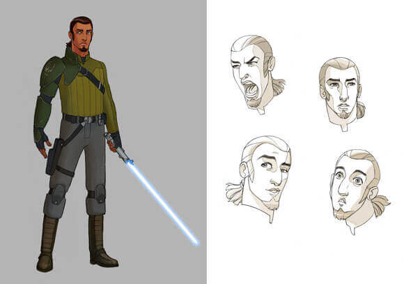 Kanan The Cowboy Jedi in 'Star Wars Rebels' Details