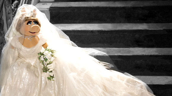 Miss Piggy Wears a Vivienne Westwood Wedding Dress