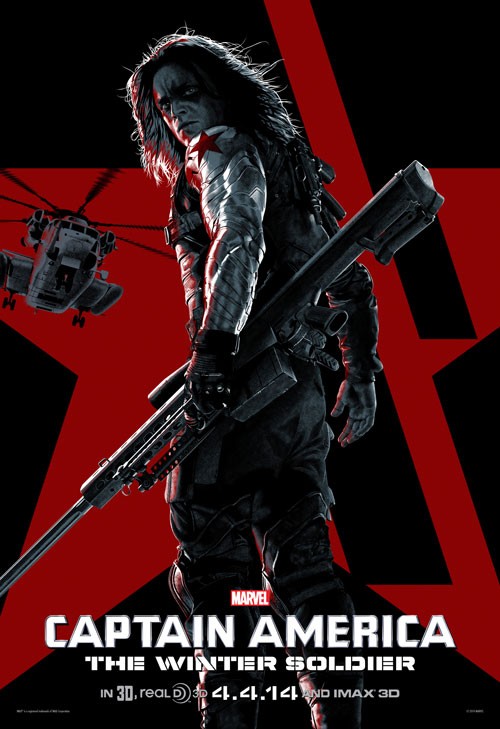 Captain America: The Winter Soldier Sebastian Stan IMAX Poster
