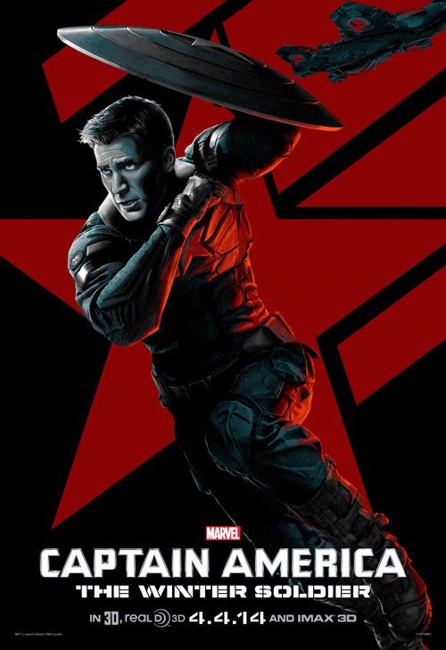 Captain America: The Winter Soldier Chris Evans IMAX Poster
